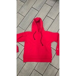 Hudson Mens‎ Red Hoodie Pullover Hooded Sweatshirt Size M